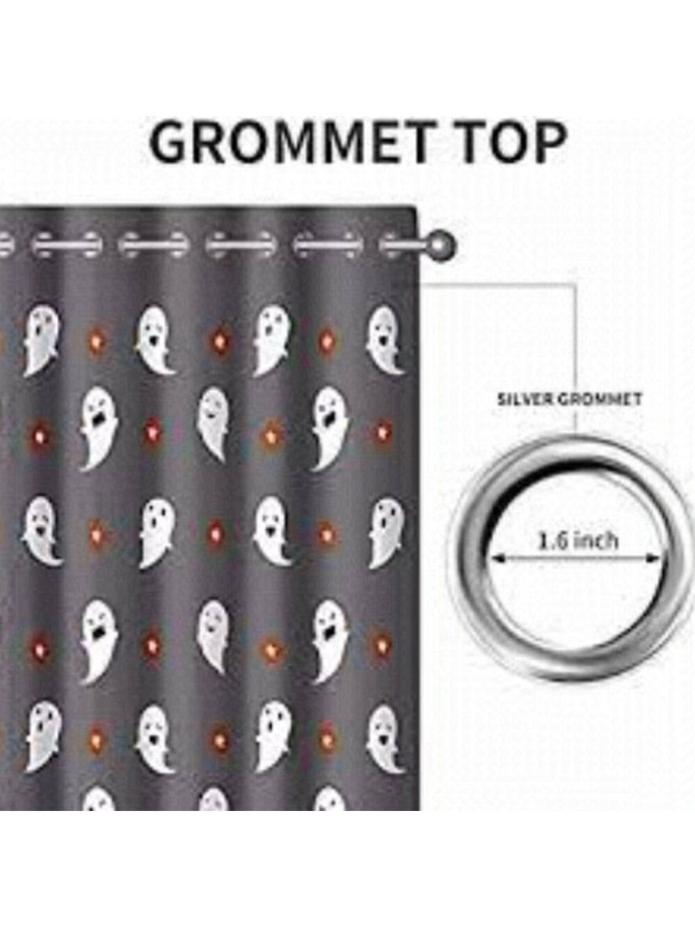 Wolancy Hu Tao Velvet Curtain 63 in Long X 104 in Wide Grommet Blackout Curtain